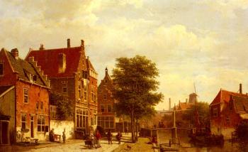 Willem Koekkoek : Along The Canal